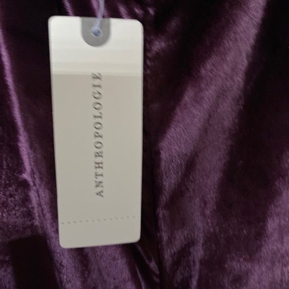 Anthropologie Maeve Velvet Jumpsuit - Picture 4 of 6